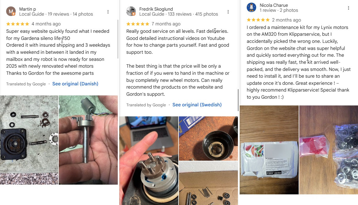 Klantenrecensies op Google