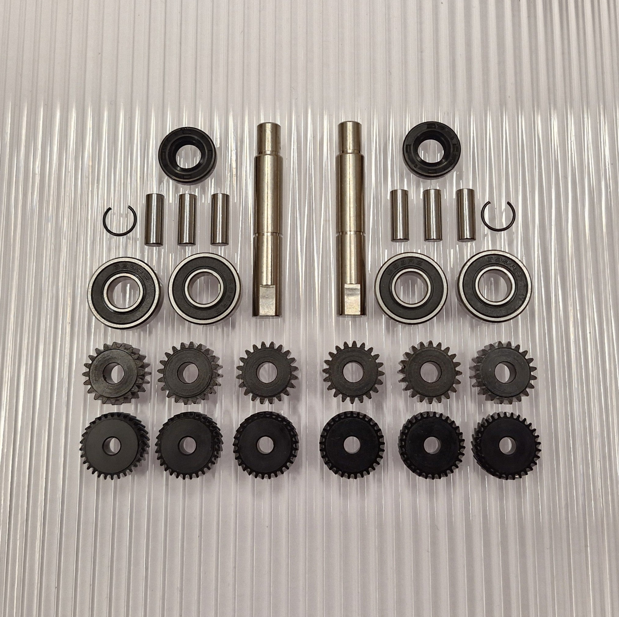 Reparatieset voor Automower Gardena Sileno 305 405X 415X met alle tandwielen (2 stuks).