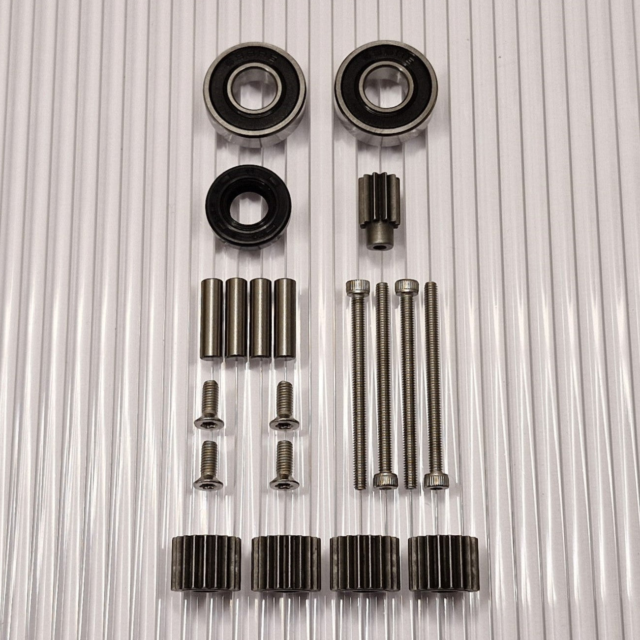 Reparatieset voor Husqvarna Automower 320 420 430X 440 450X 520 550 wielmoto en 4X planetaire tandwielen