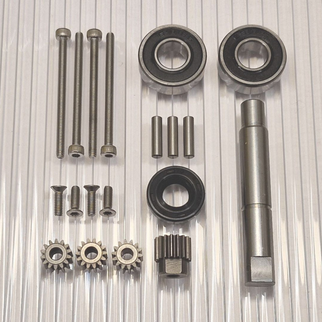 Reparatieset voor wielmotor van Husqvarna Automower 310 315 315X en Gardena Sileno met as (1 stuk)