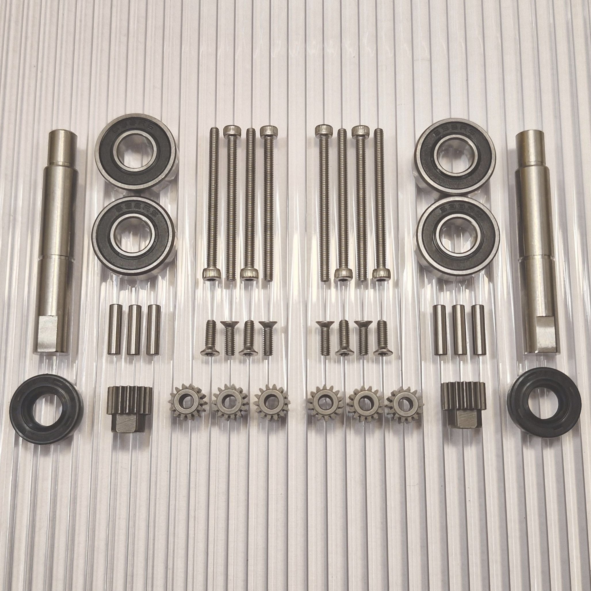 Reparatieset voor wielmotor van Husqvarna Automower 310 315 315X en Gardena Sileno met as.