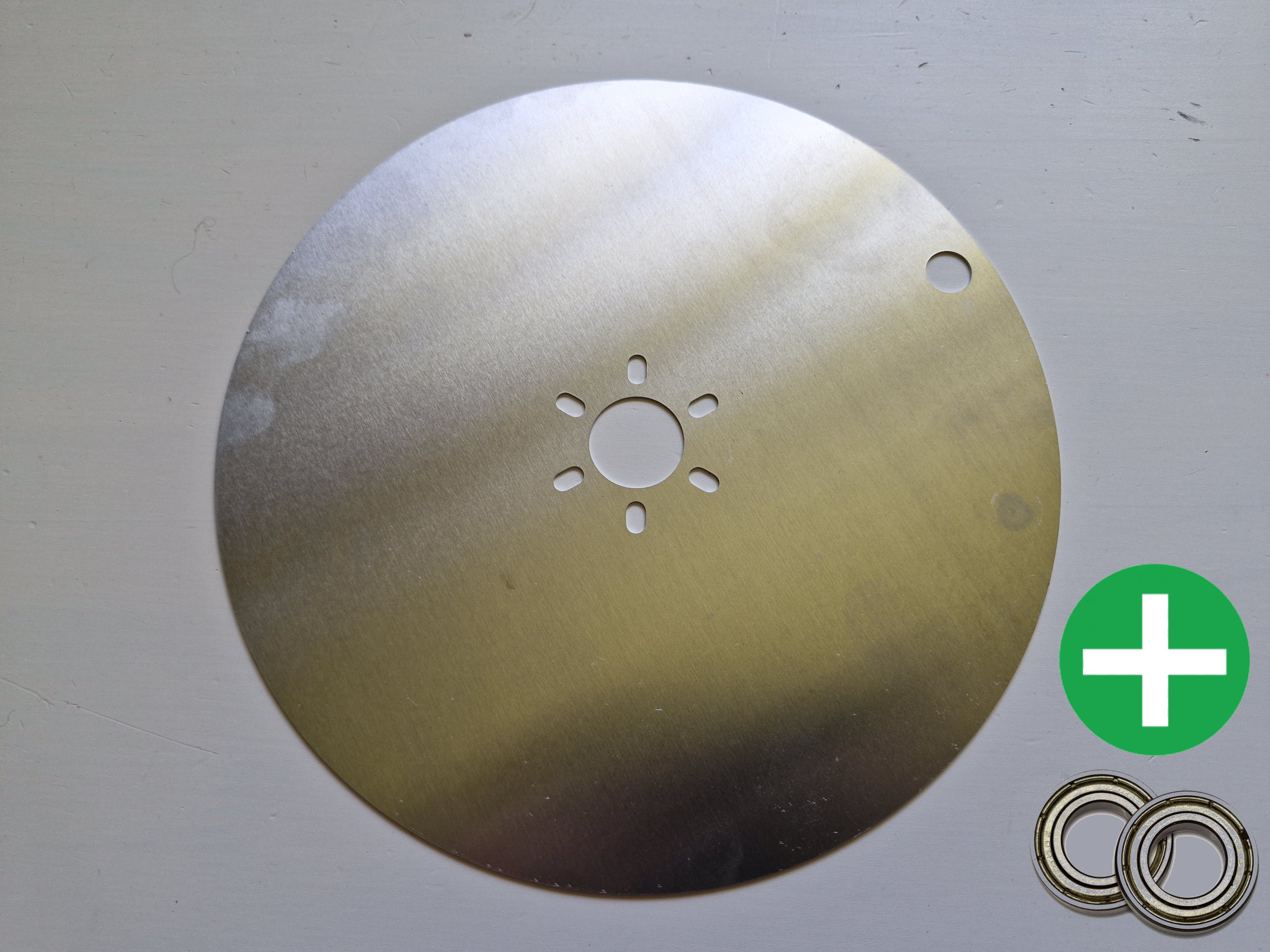 Bodemplaat inclusief lagers voor Husqvarna Automower en Gardena