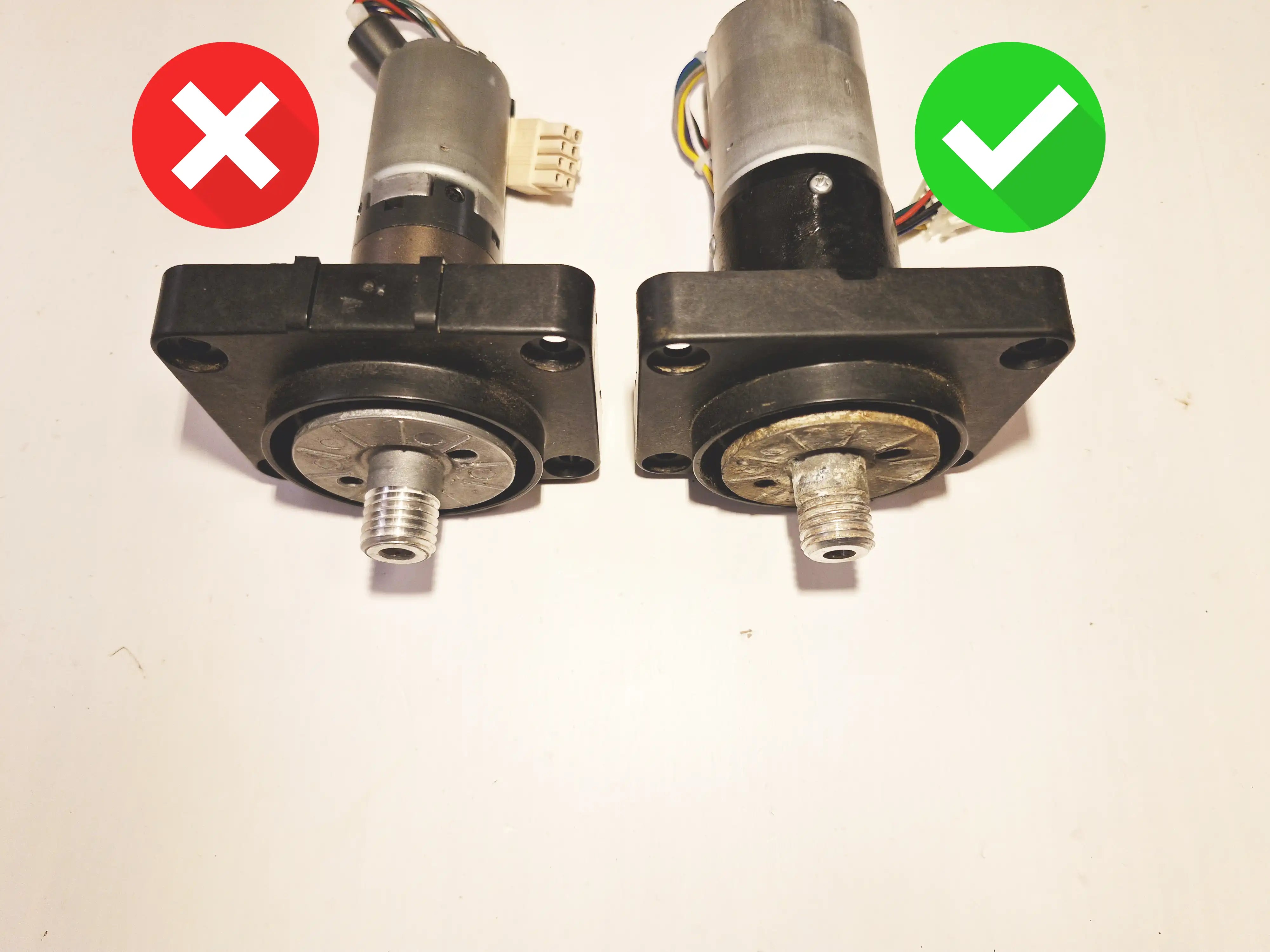 Dit onderdeel is geschikt voor wielmotoren van na 2020 met een kunststof tandwielhuis.