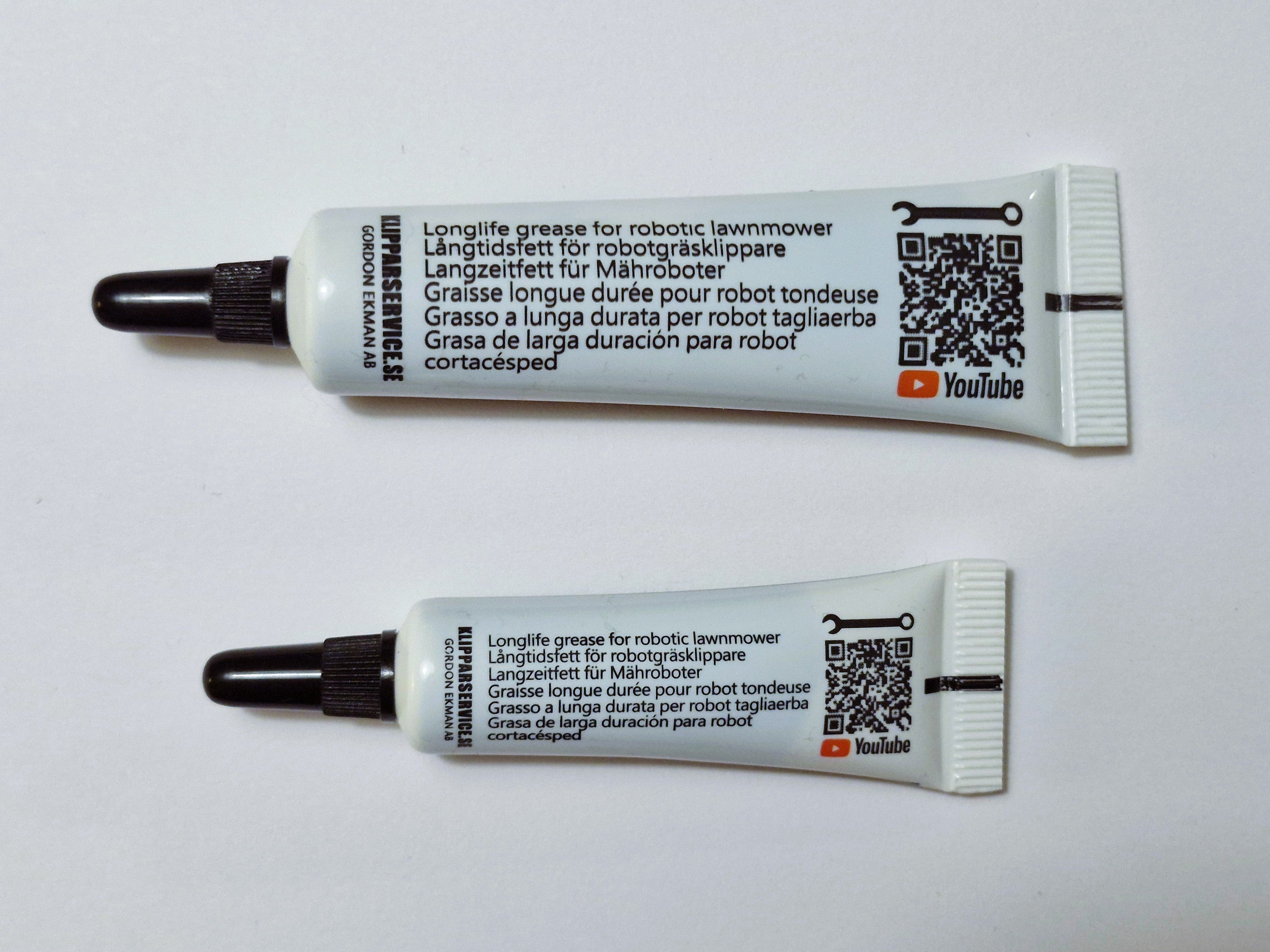 Fett för robotgräsklippare