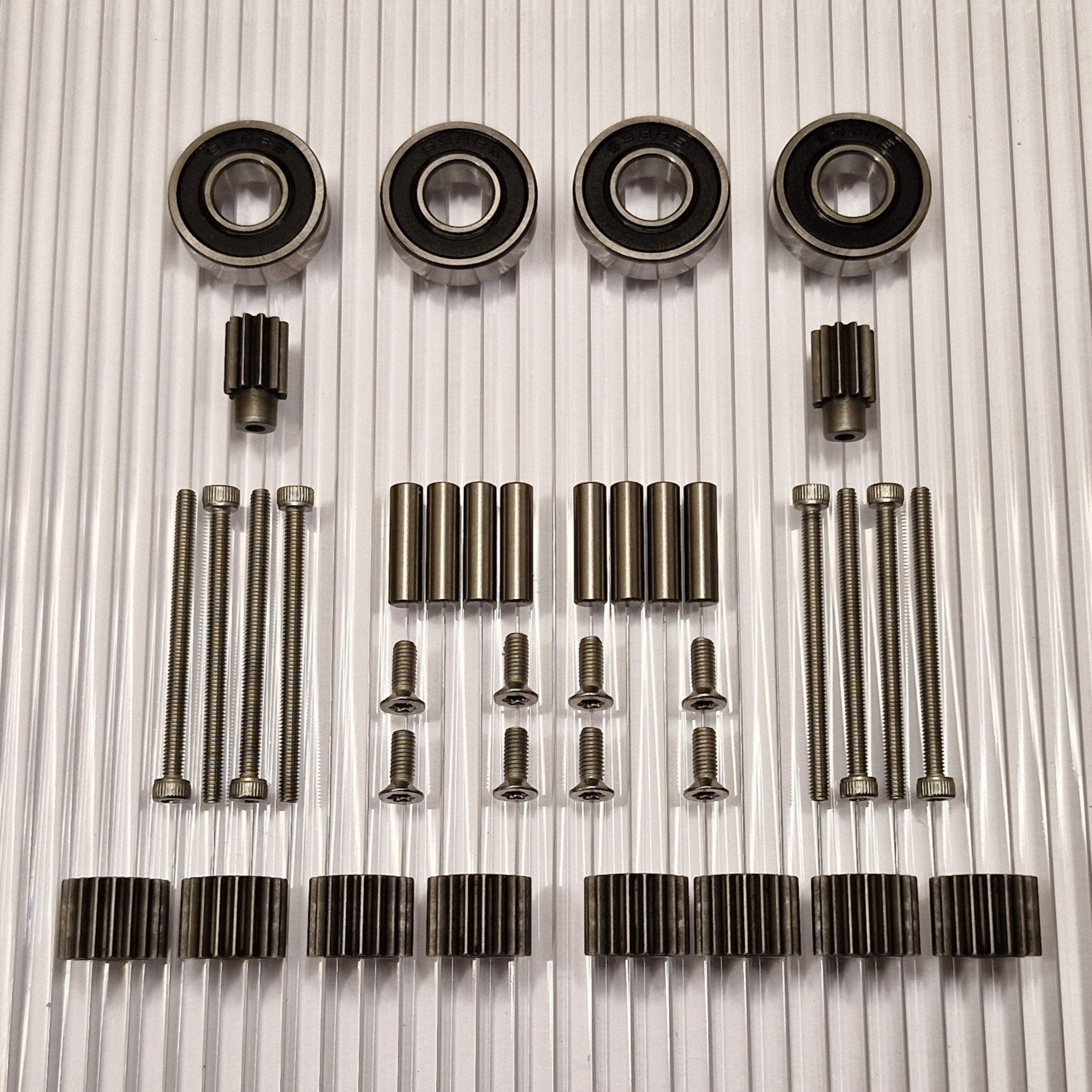 Reparatieset voor Husqvarna Automower 320 420 430X 440 450X 520 550 wielmotor met 8 planetaire tandwielen.